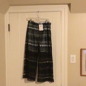 Self-Portrait sheer pants size 6 NWT